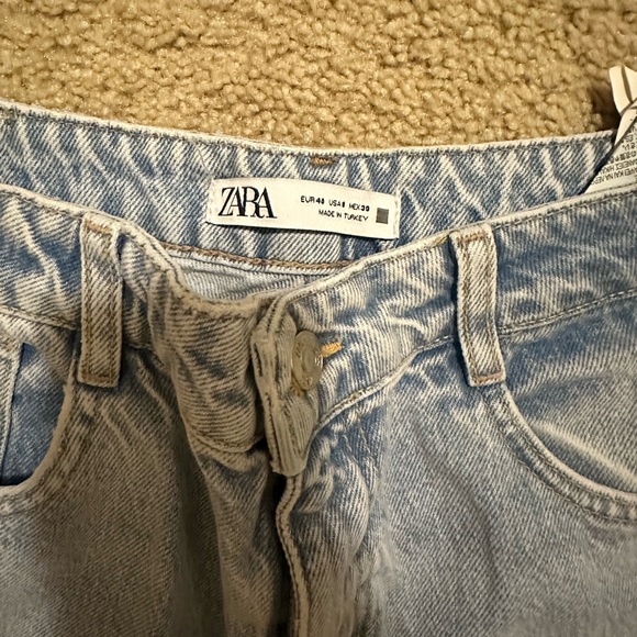 Zara Sky Blue Ankle Jeans - Picture 4 of 4